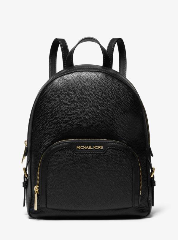 Damske Batohy Michael Kors Jaycee Medium Pebbled Leather Čierne - Kabelky Michael Kors Lacne | AZTHM-3860